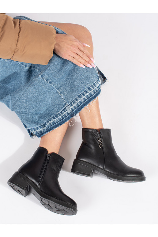 Juodos spalvos  moteriški batai 