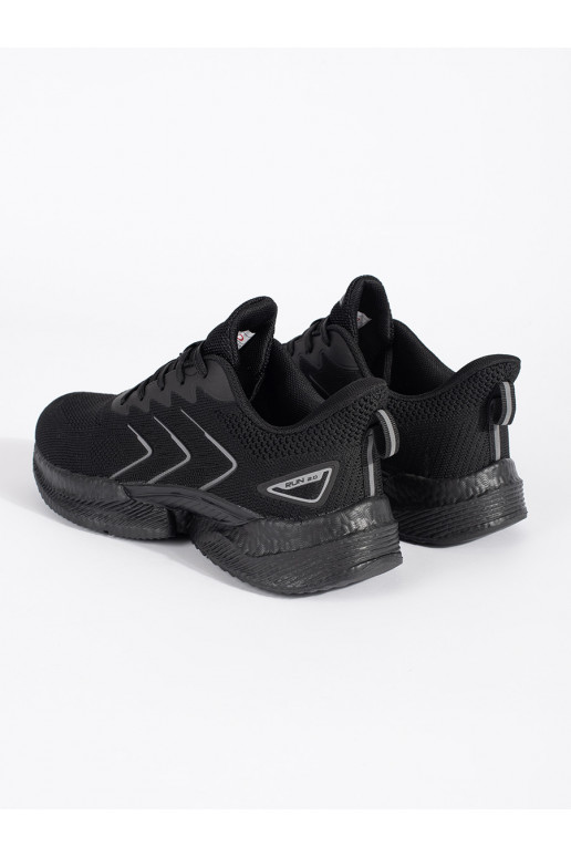 Juodos spalvos  sportiniai batai su raištukais