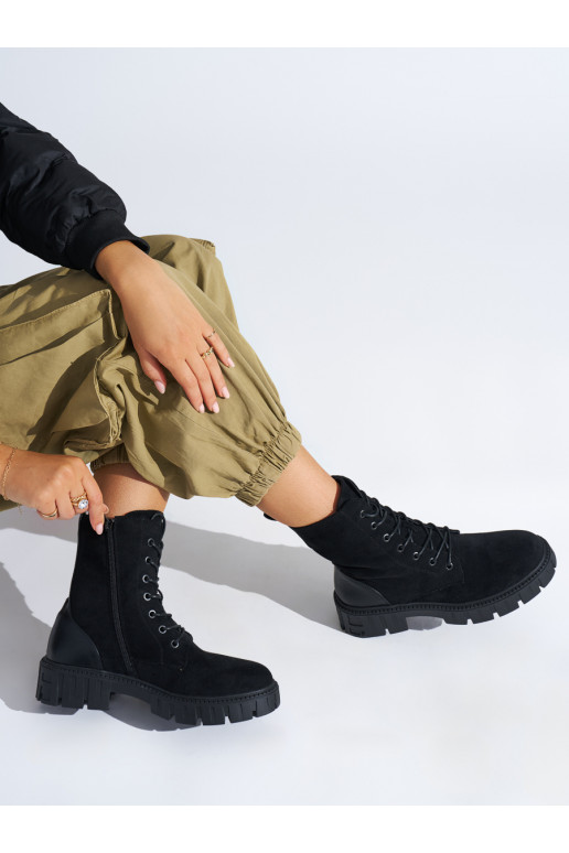 Juodos spalvos su raištukais moteriški aulinukai Juodos spalvos su raištukais moteriški aulinukai