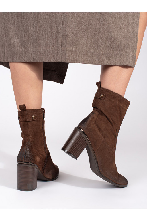 rudos spalvos   moteriški batai ant kulno Sergio Leone rudos spalvos   moteriški batai ant kulno Sergio Leone