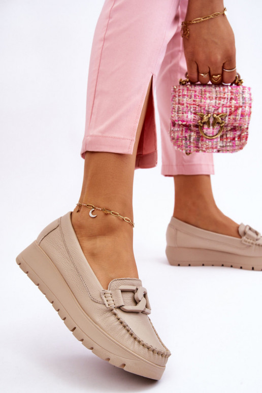 Mokasinai su platforma su ornamentais...