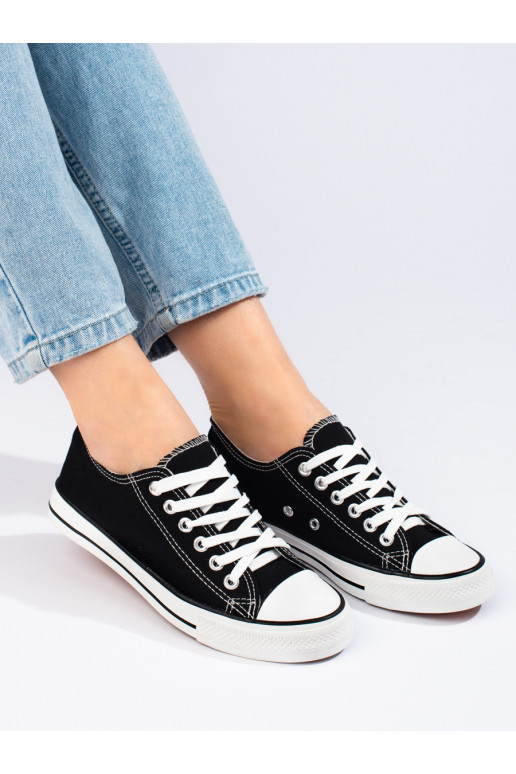 Klasikinio modelio juodos spalvos Moteriški batai Shelovet