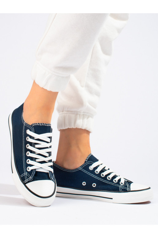 Moteriški batai Shelovet mėlynos spalvos