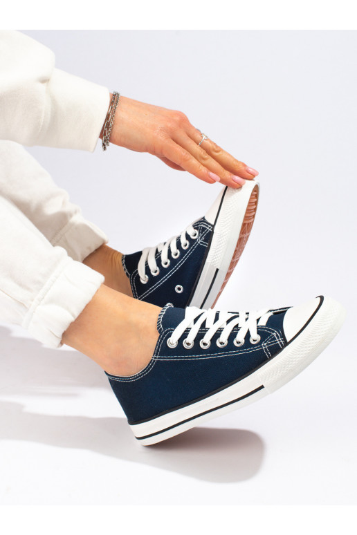 Moteriški batai Shelovet mėlynos spalvos