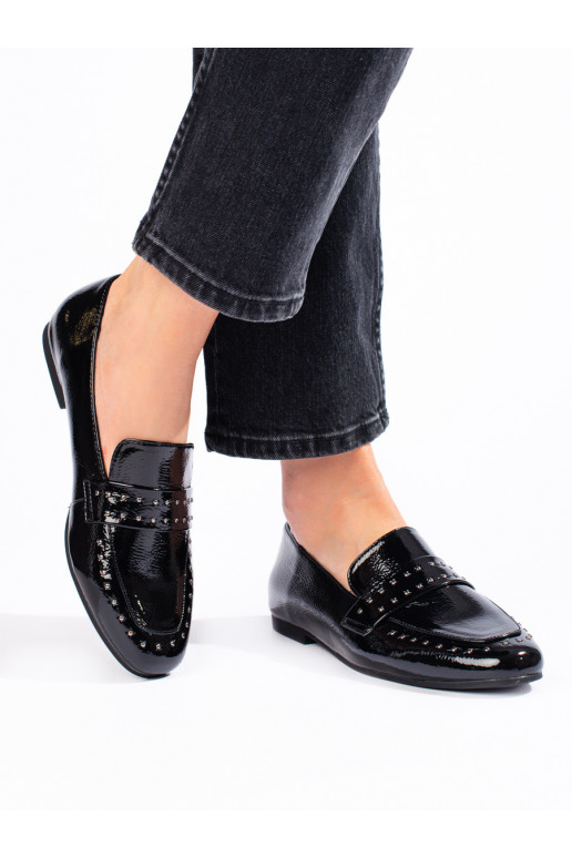 moteriški pusbačiai Shelovet iš lakuotos eko odos