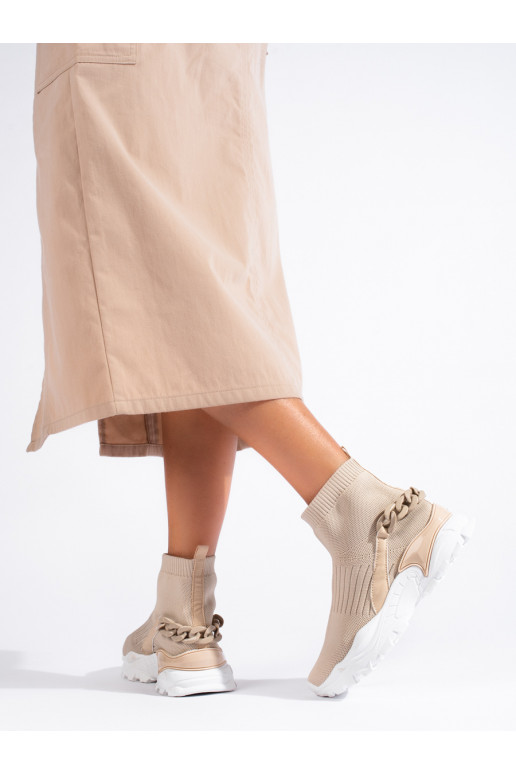 Moteriški laisvalaikio batai Shelovet smėlio spalvos