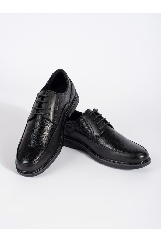 Juodos spalvos pusbačiai  su raištukais