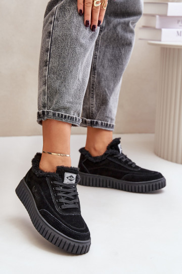 modelio batai  pašiltinti su kailiuku viduje Lee Cooper LCJ-24-01-2973 Juodos spalvos