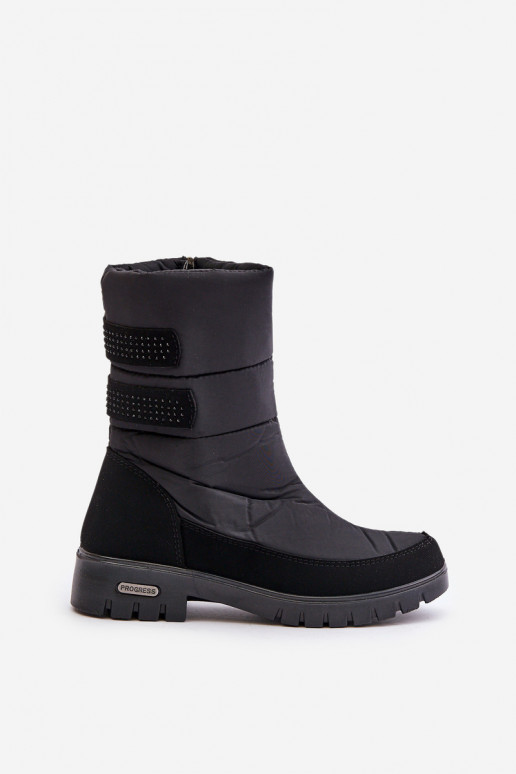  sniego batai  Progress PROGJ-21-16 Juodos spalvos