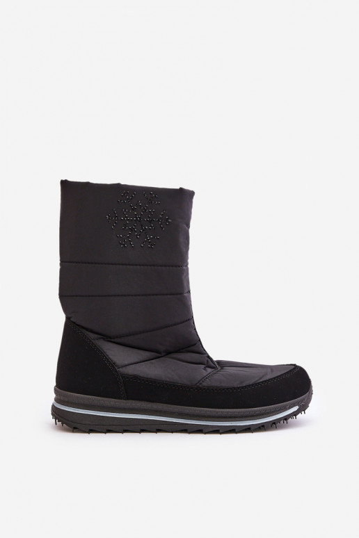  sniego batai su užtrauktukais Progress PROGJ-22-130 Juodos spalvos