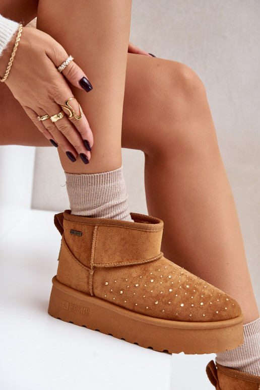 sniego batai  su platforma Big Star OO274A104 Camel