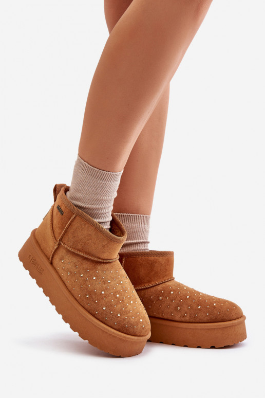 sniego batai  su platforma Big Star OO274A104 Camel