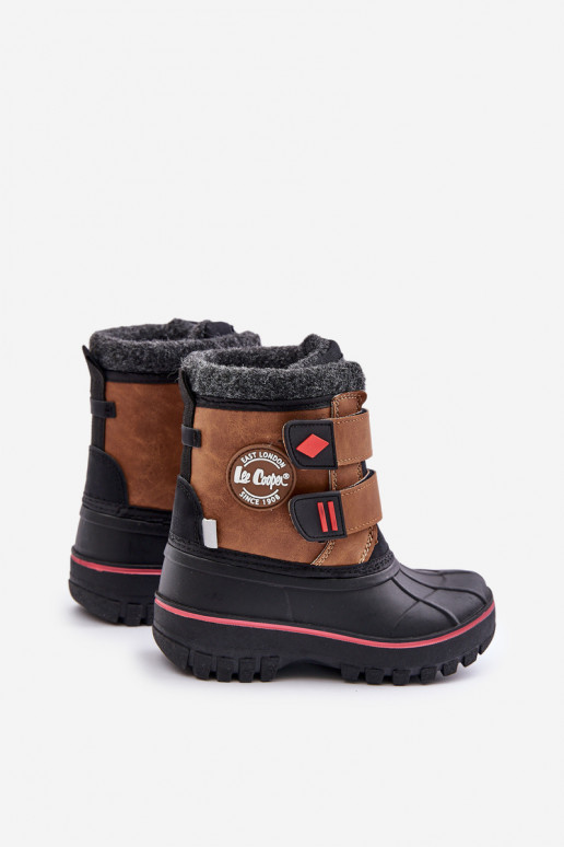 sniego batai Vaikiški su lipniais užsegimais Lee Cooper LCJ-24-44-2864K Camel