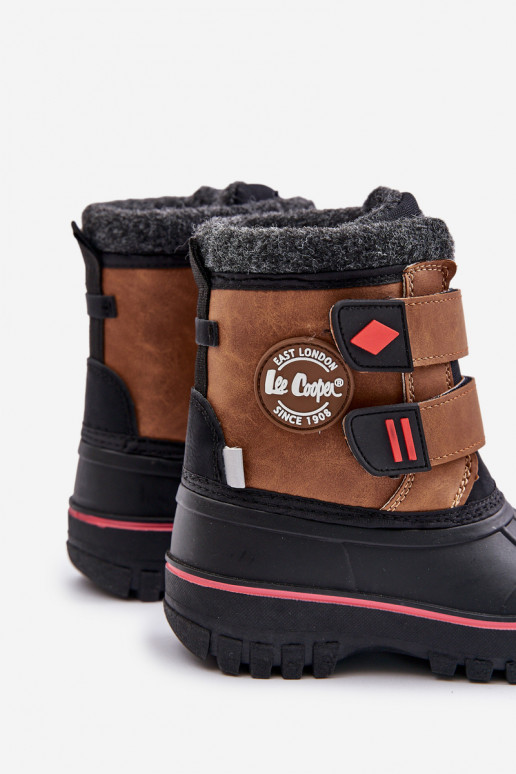 sniego batai Vaikiški su lipniais užsegimais Lee Cooper LCJ-24-44-2864K Camel
