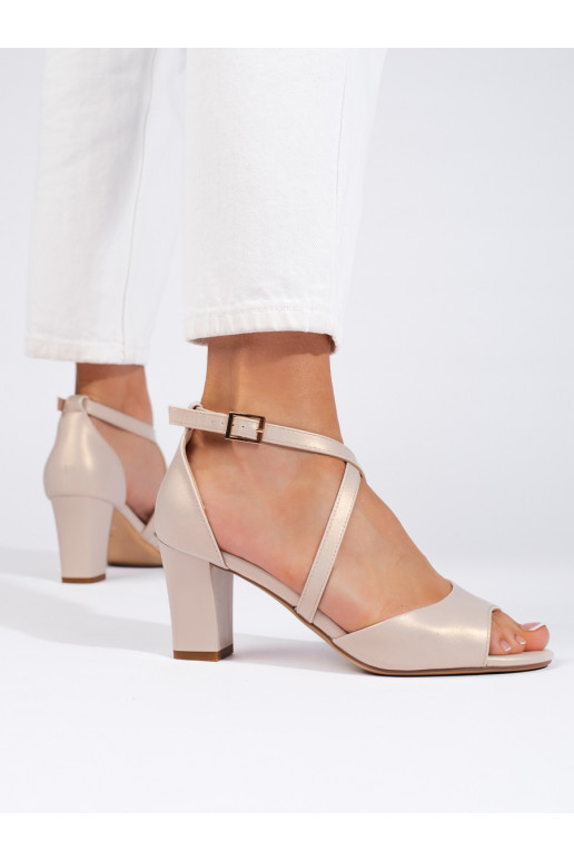 Elegantiško stiliaus  sandalai z paseczkami Sergio Leone Elegantiško stiliaus  sandalai z paseczkami Sergio Leone