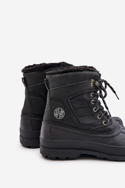 sniego batai  Lee Cooper LCJ-24-44-2872M Juodos spalvos sniego batai  Lee Cooper LCJ-24-44-2872M Juodos spalvos