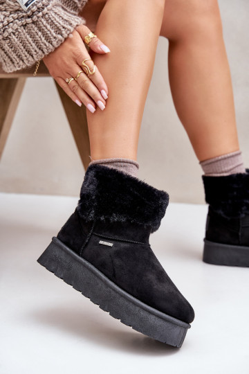 sniego batai su platforma su kailiuku Big Star OO274A108 Juodos spalvos 2