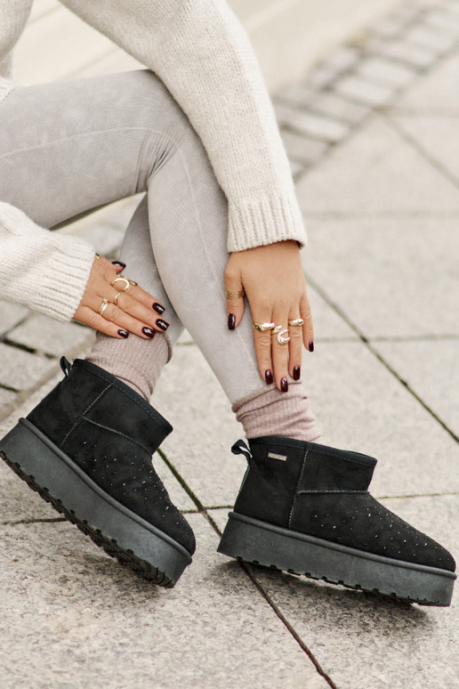 sniego batai  su platforma Big Star OO274A105 Juodos spalvos