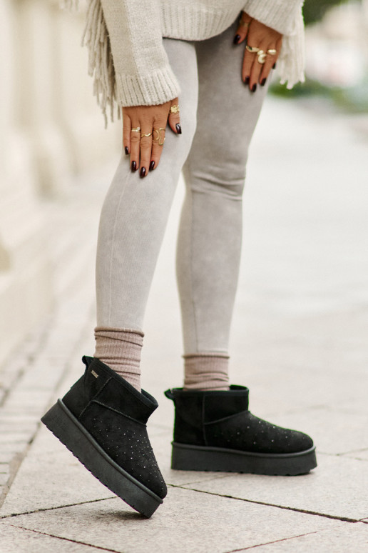 sniego batai  su platforma Big Star OO274A105 Juodos spalvos