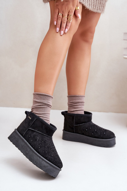 sniego batai  su platforma Big Star OO274A105 Juodos spalvos