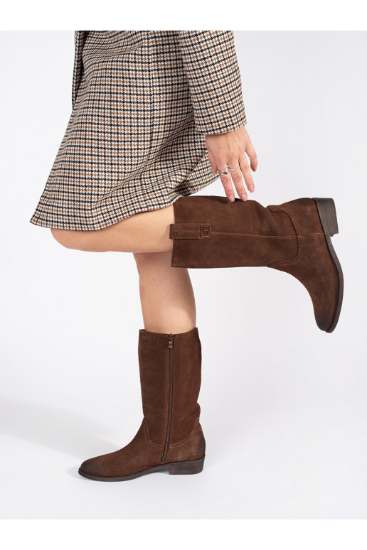 rudos spalvos   ilgaauliai batai typu kaubojiško stiliaus  Sergio Leone rudos spalvos   ilgaauliai batai typu kaubojiško stiliaus  Sergio Leone