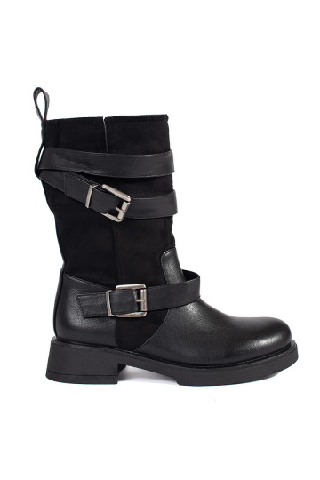 Juodos spalvos moteriški batai   2