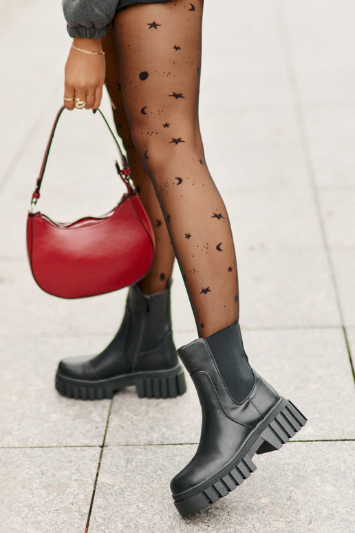 stilingi aulinukai pašiltinti  S.Barski HY42-975 Juodos spalvos