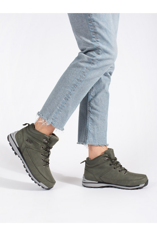 žalios spalvos su pašiltinimu Trekingo batai