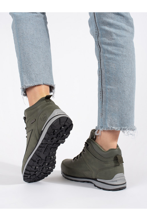 žalios spalvos su pašiltinimu Trekingo batai