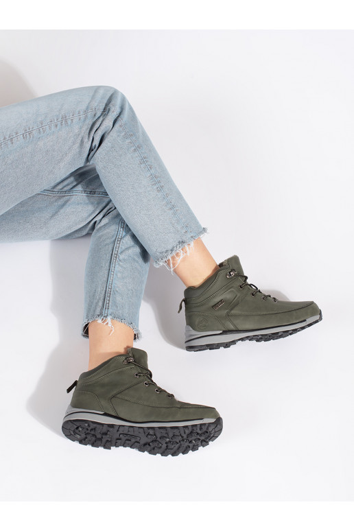 žalios spalvos su pašiltinimu Trekingo batai