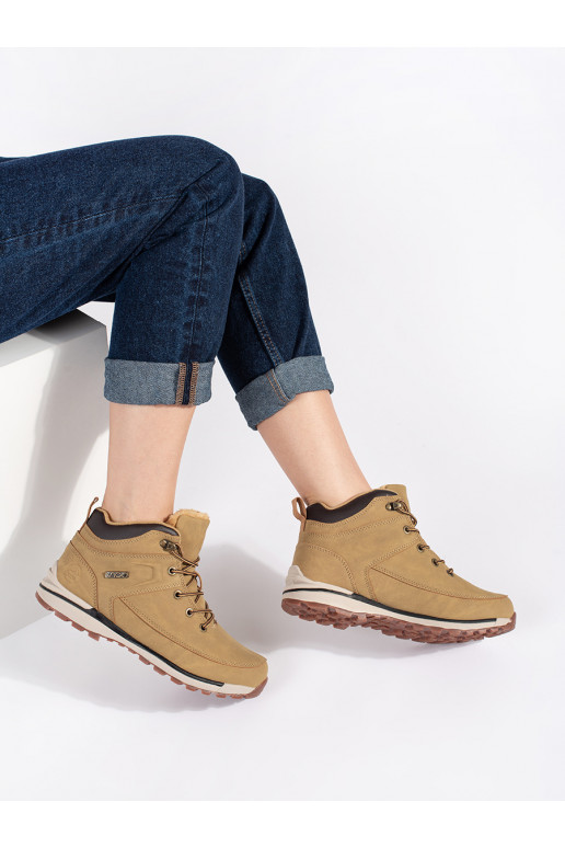 rudos spalvos su pašiltinimu Trekingo batai