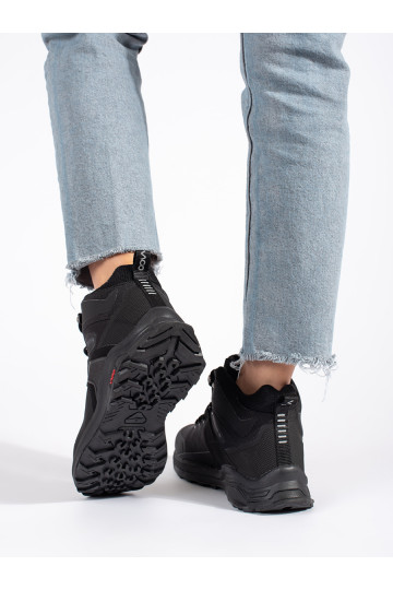 Juodos spalvos su pašiltinimu Trekingo batai 2