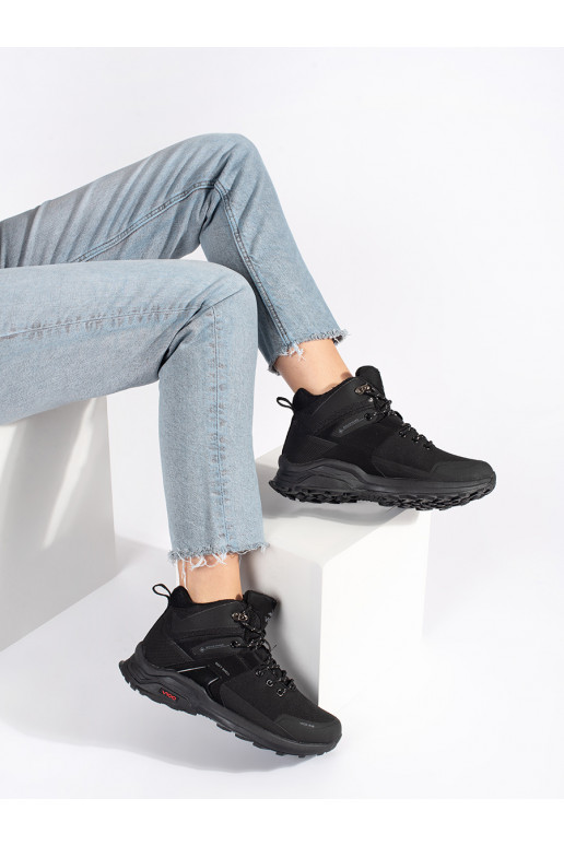 Juodos spalvos su pašiltinimu Trekingo batai