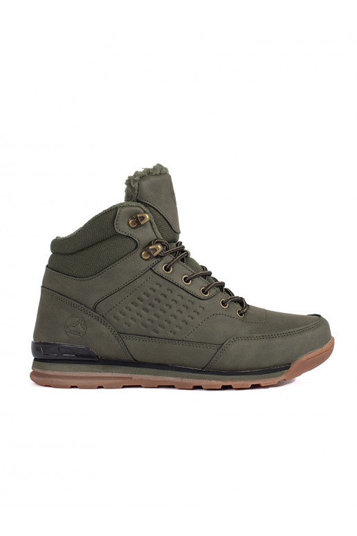 chaki spalvos Trekingo batai su pašiltinimu