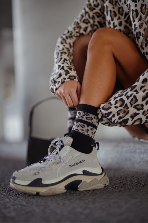 Kojinės  Dwa Taškuotos  Juodos spalvos