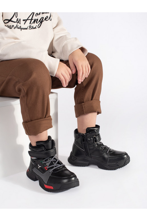 Juodos spalvos su pašiltinimu trzewiki 