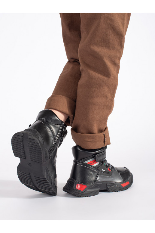 Juodos spalvos su pašiltinimu trzewiki 