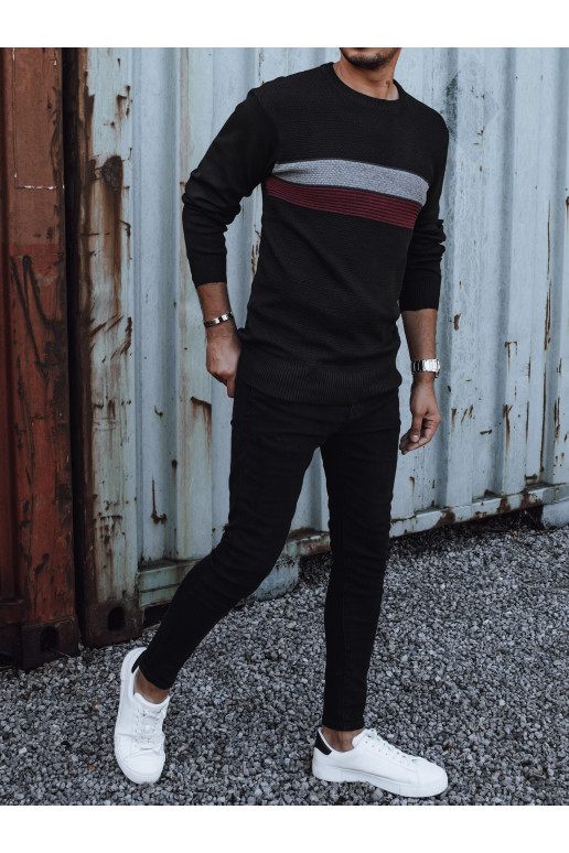 Vyriškas juodas megztinis Vyriškas juodas megztinis