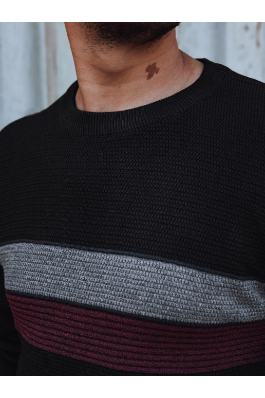 Vyriškas juodas megztinis Vyriškas juodas megztinis