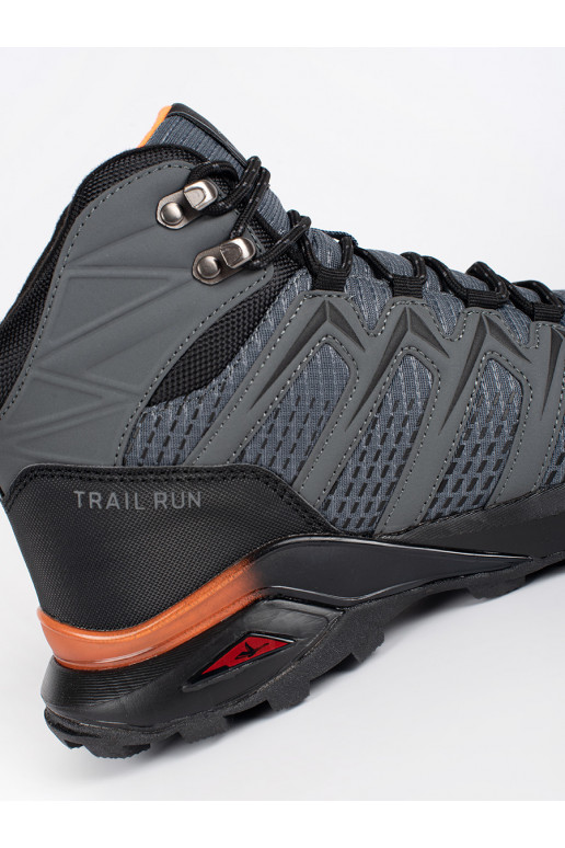 pilkos spalvos su pašiltinimu  batai 