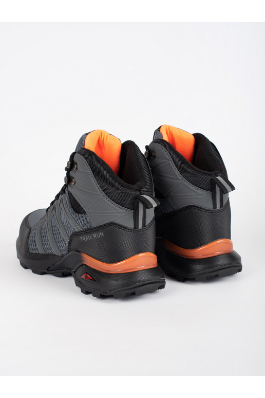 pilkos spalvos su pašiltinimu  batai 