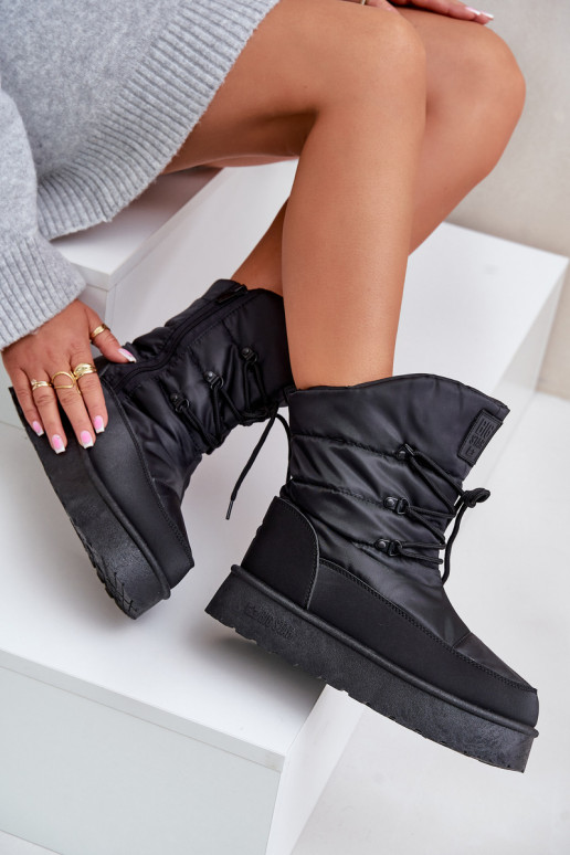 sniego batai su platforma  Big Star OO274884 Juodos spalvos