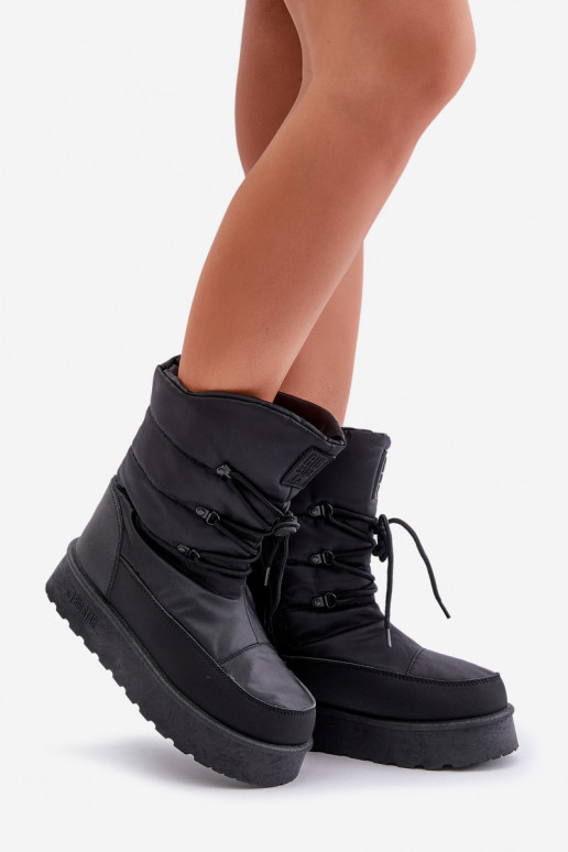 sniego batai su platforma  Big Star OO274884 Juodos spalvos