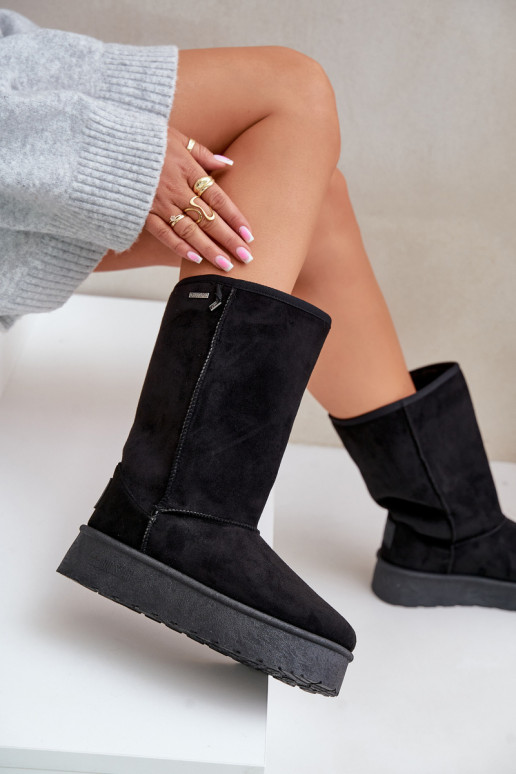  sniego batai su platforma Big Star OO274895 Juodos spalvos