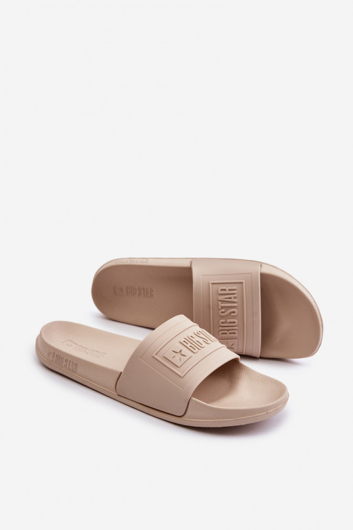  Moteriškos šlepetės Big Star OO274035 smėlio spalvos