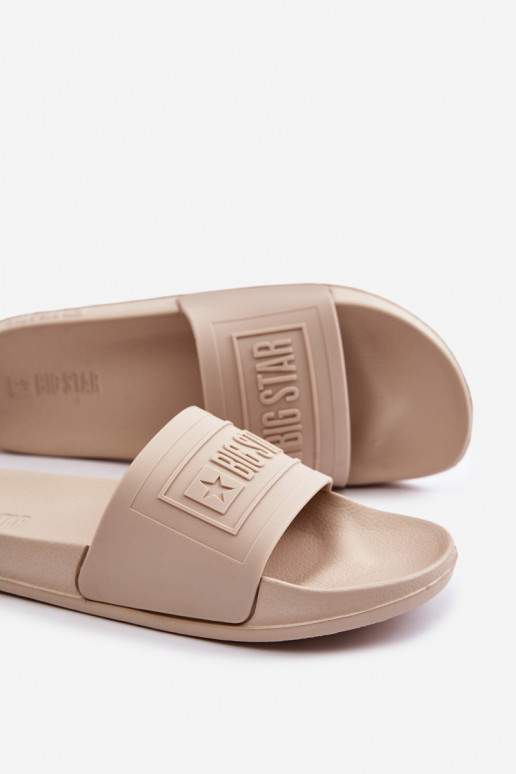  Moteriškos šlepetės Big Star OO274035 smėlio spalvos