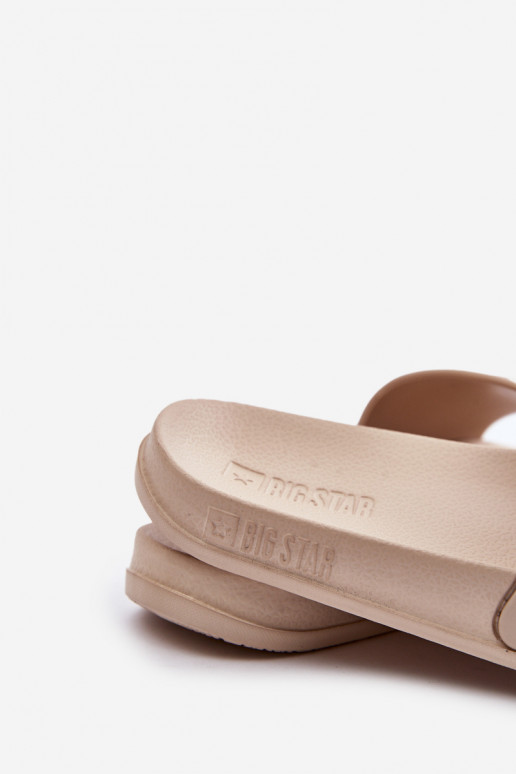  Moteriškos šlepetės Big Star OO274035 smėlio spalvos