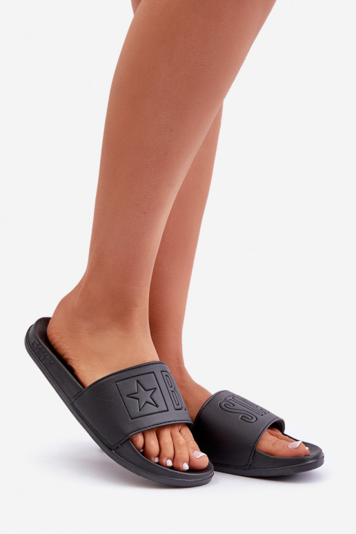  Moteriškos šlepetės Big Star OO274040 Juodos spalvos