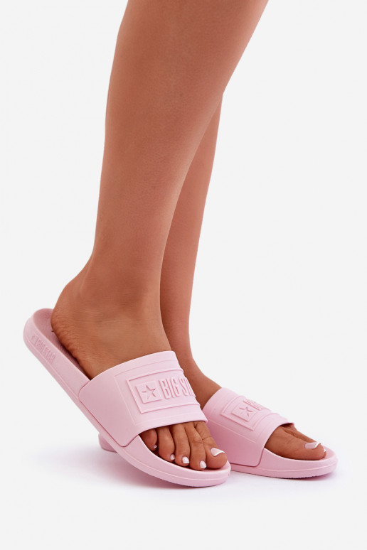  Moteriškos šlepetės Big Star OO274036 rožinės spalvos