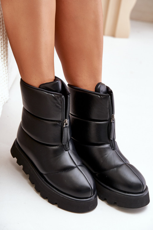 sniego batai su platforma su užtrauktukais Eko   Juodos spalvos Resisia